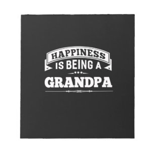 Grootvader Gift Geluk is een opa Notitieblok