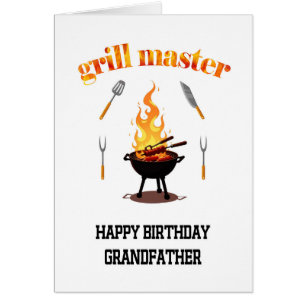 Grootvader Grill Master Verjaardag
