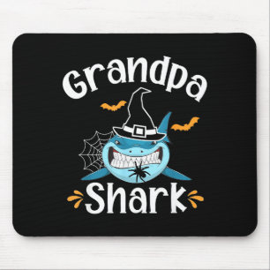 Grootvader Haifisch Grappige Halloween Opa Aankond Muismat