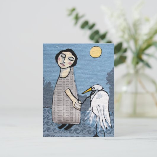 Grootvader Heron Briefkaart (Staand voorkant)