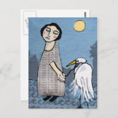 Grootvader Heron Briefkaart (Voorkant / Achterkant)