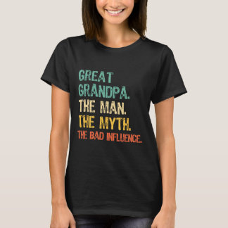 Grootvader Het Man De mythe D Beïnvloedt Funny R T-shirt