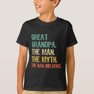 Grootvader Het Man De mythe D Beïnvloedt Funny R T-shirt