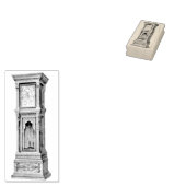 Grootvader Klok  Rubber Art Stamp Rubberstempel (Gestempeld)