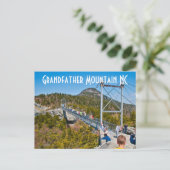 Grootvader Mountain NC Briefkaart (Staand voorkant)