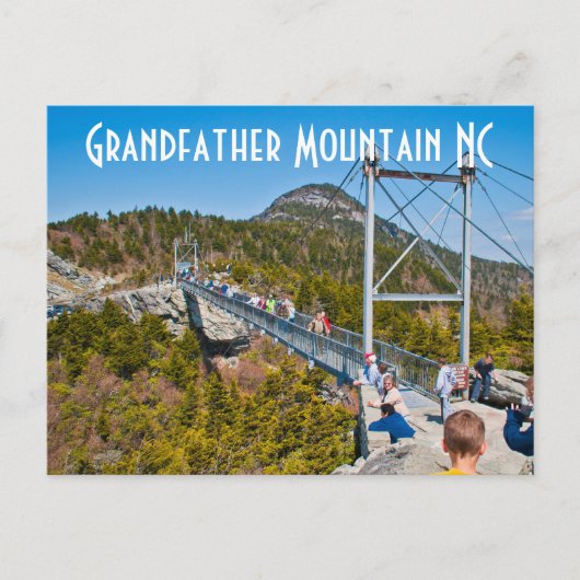 Grootvader Mountain NC Briefkaart (Voorkant)