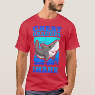 Grootvader opa Shark Cute Grandfather G T-shirt