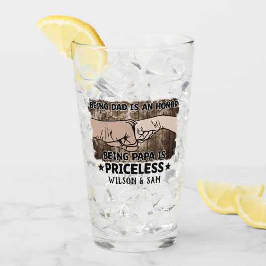 grootvader | Papa is zonder prijs | Vader Glas (Voorkant ijs)