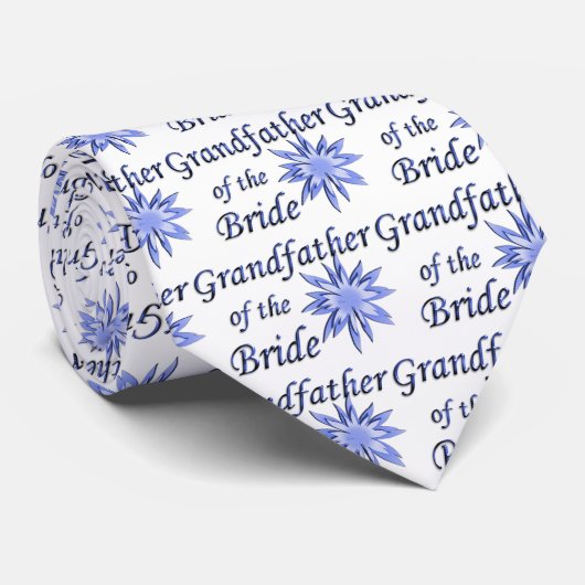 Grootvader van de Bride Blue Stropdas (Opgerold)
