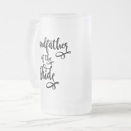 Grootvader van de Bride Matglas Bierpul (Voorkant links)