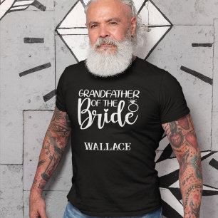 Grootvader van de bruid (naam) t-shirt