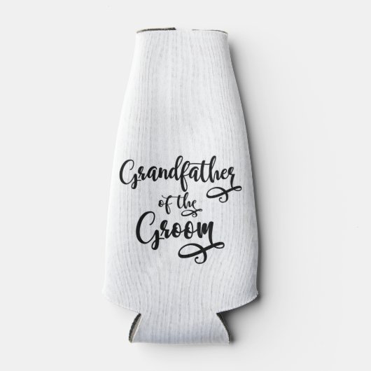Grootvader van de bruidegom flesjeskoeler (Voorkant)