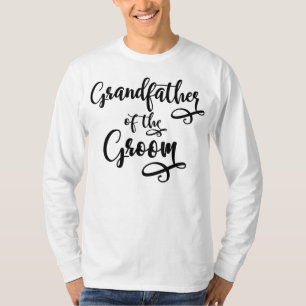 Grootvader van de bruidegom t-shirt