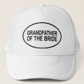 Grootvader van de bruidsbruidende ovaal trucker pet (Voorkant)