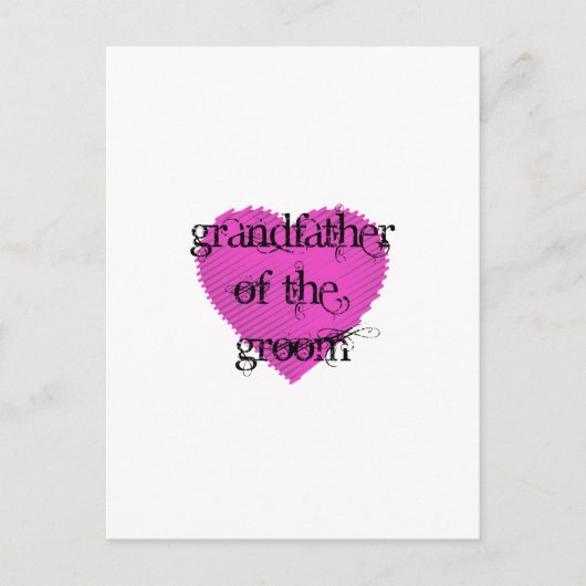 Grootvader van de Groom Briefkaart (Voorkant)