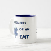 Grootvader van een EMT Tweekleurige Koffiemok (Voorkant links)