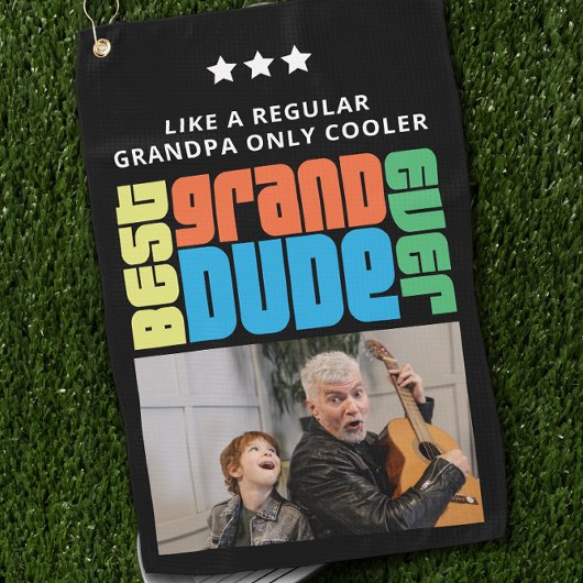 Grootvader van Grand Man Foto Golfhanddoek