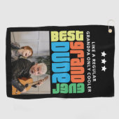 Grootvader van Grand Man Foto Golfhanddoek (Horizontaal)