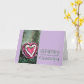 Grootvader verliest Roos sympathie Kaart (Gele Bloem)