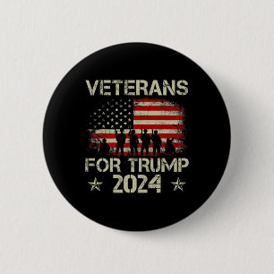 Grootvader veteranen voor Trump 2024, Amerikaanse Ronde Button 5,7 Cm