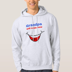 Grootvaders grote, grappige glimlach - Opa Hoodie
