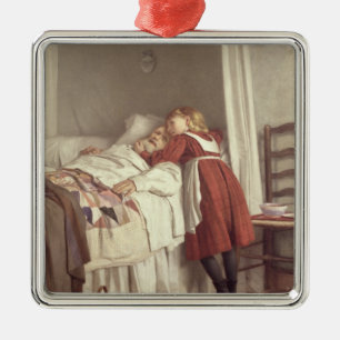 Grootvaders kleine zuster metalen ornament