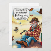 Grootvaders liefde voor Gevist Kaart (Voorkant / Achterkant)