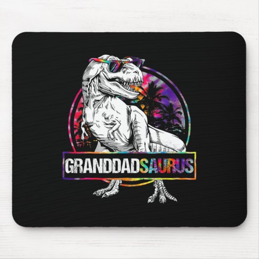 Grootvadersaurus Dinosaur Opa Saurus Bijpassend T Muismat (Voorkant)