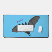 Grootvampiervleermuis cartoon bureaumat (Keyboard & Muis)