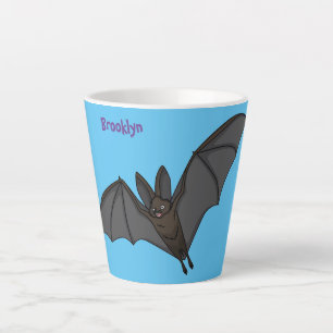 Grootvampiervleermuis cartoon latte mok