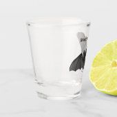 Grootvampiervleermuis cartoon shot glas (Links)