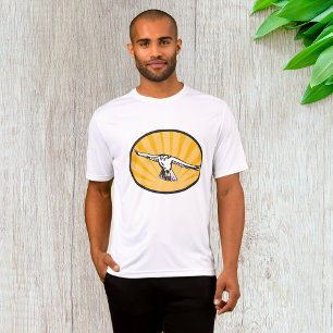 Grootvleugelige valk Krachtige roofvogel T-shirt