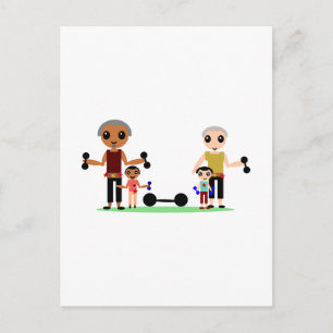 Grootvoeten kunnen leven briefkaart