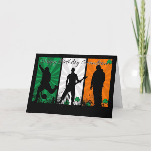 Grootzoon Birthday op St. Patrick's Day Card Kaart