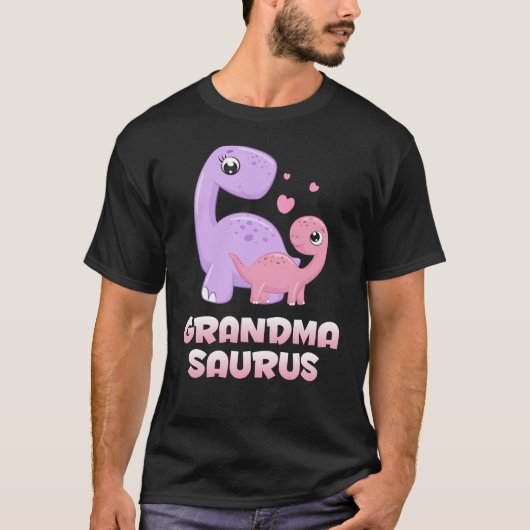 Grootzoon Dinosaur Baby kleindochter Dino T-shirt (Voorkant)