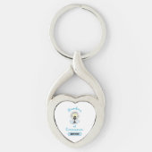 Grootzoon Eerste Communie, Blauwbekertje Sleutelhanger (Voorkant)