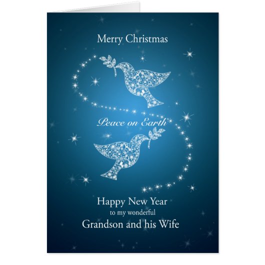 Grootzoon en zijn vrouw, Doves of Peace Kerstmis (Voorkant)
