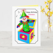 Grootzoon Jack in de doos. Kaart (Gele Bloem)