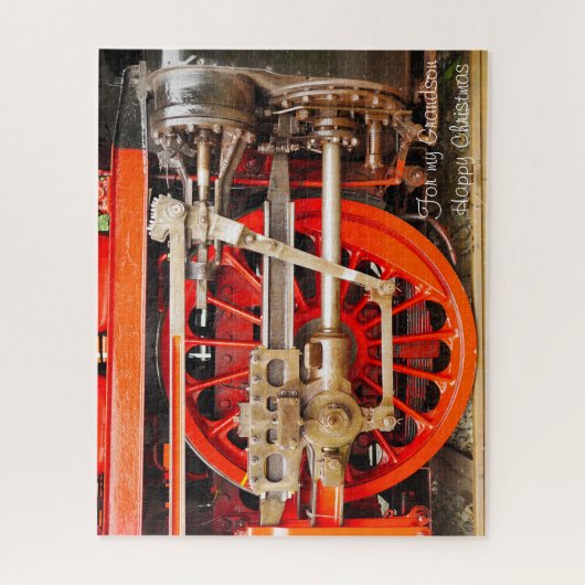 Grootzoon Kerstmis. Legpuzzel (Verticaal)