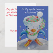 Grootzoon kerstWenskaart Feestdagenkaart (Voorkant / Achterkant)