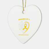 Grootzoon kleindochter Kindertijd Gift Keramisch Ornament (Links)