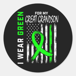 Grootzoon Nierziekte Cerebral Palsy Aware Ronde Sticker