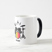 Groove Guardian aangepaste drumkit gepersonaliseer Magische Mok (Voorkant rechts)