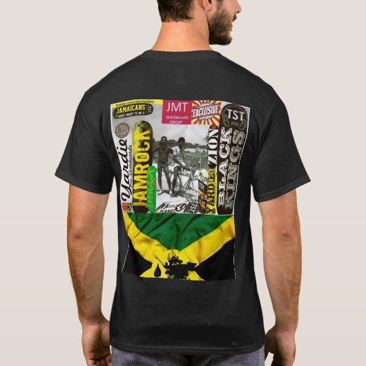 GROOVE LINE Basic Dark T-Shirt (Dos)