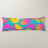 Groove Pop – Funky Retro Abstract Sierkussen Lichaamskussen (Achterkant)