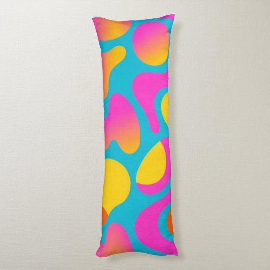 Groove Pop – Funky Retro Abstract Sierkussen Lichaamskussen (Achterkant (Verticaal))