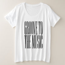 Groove to the Music Minimalistische Dans T-shirt