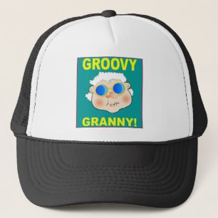 Groovey Granny Cartoon Trucker Pet