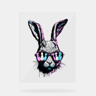 Groovi Lapin Face Lapin Avec Lunettes De Soleil Pâ