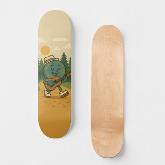 Groovin’ Earth Skateboard (Voorkant)